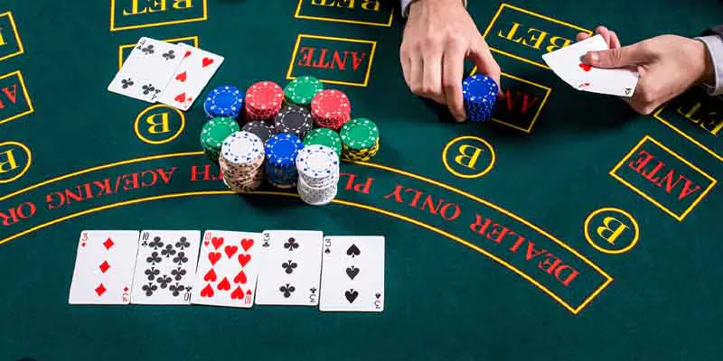 Các tính điểm theo luật chơi Poker hb88.